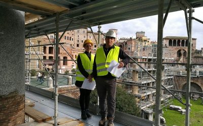 BASILICA ULPIA, ROME (2016) Project of Anastilosi of Columns of the Basilica Ulpia: ERT and GPR surveys, videoendoscopic tests and petrographic analysis.