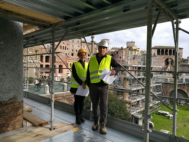 BASILICA ULPIA, ROME (2016) Project of Anastilosi of Columns of the Basilica Ulpia: ERT and GPR surveys, videoendoscopic tests and petrographic analysis.